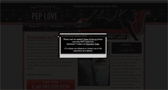 Desktop Screenshot of peplove.com
